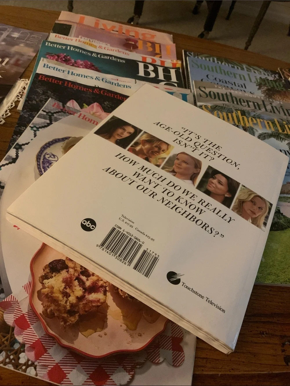 Desperate housewives book. Just a bit was wet from the bottom…